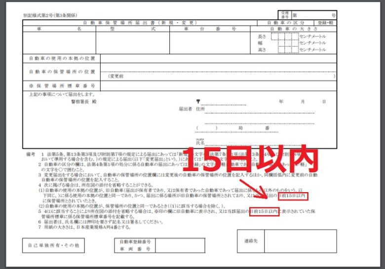 よくわかる車庫証明の必要書類一式