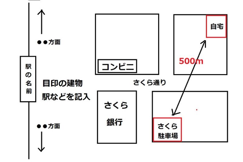 車屋さんが教える 車庫証明 の書き方と必要書類 地図の書き方見本あり 魔法の便利帳