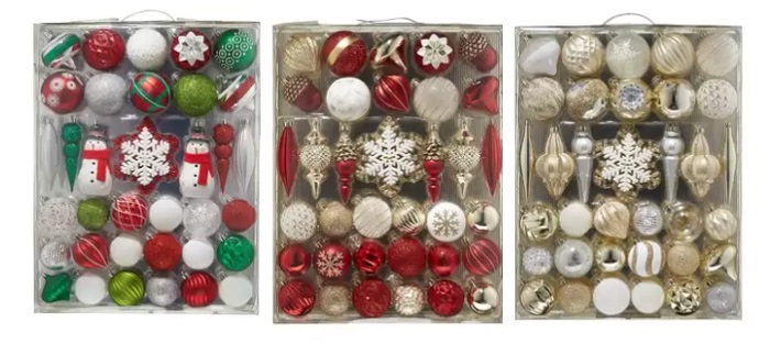 現品限り一斉値下げ クリスマス オーナメント 赤 22年 78ピース 屋内外用 大型 特大 コストコ ポ イント消化 クーポン オーナメント オブジェ Www Tin Fateta Ipb Ac Id