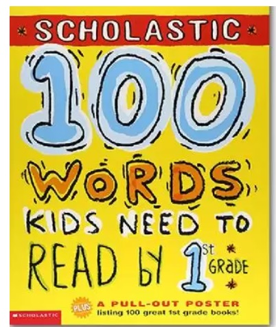 SCOLASTIC 100 WORDS
