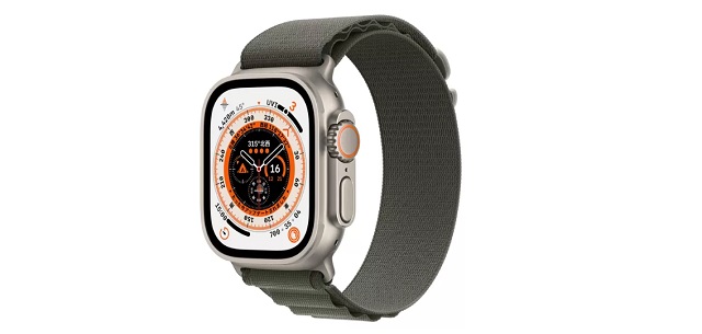 Apple Watch Ultraグリーンアルパインループ