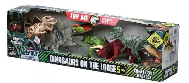 恐竜フィギュア5体セットB
