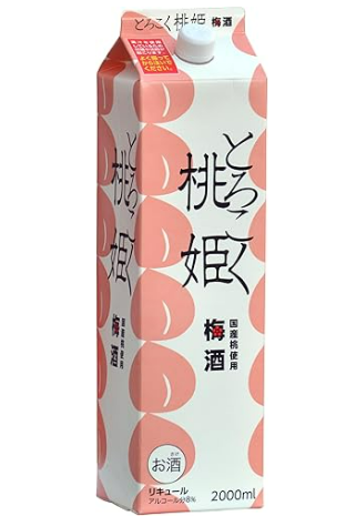 コストコ最新割引桃姫 とろこく桃たっぷり梅酒2L48473