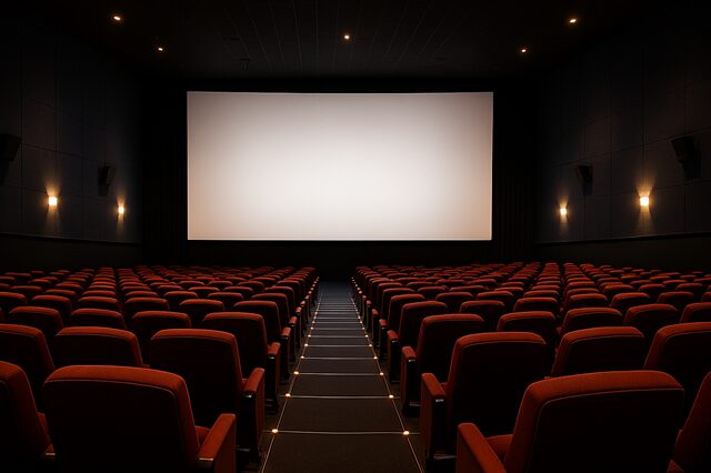 映画館内イメージ(無地スクリーン)