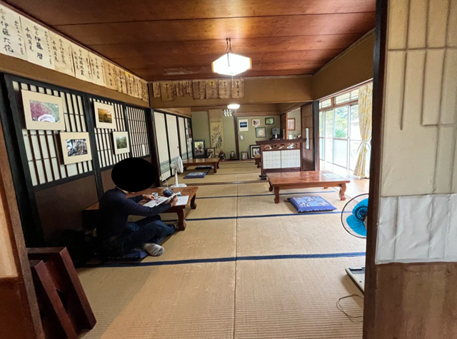 南アルプス市のうなぎ食事処 伊勢屋の畳の座敷席